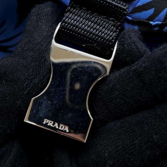 Prada Hibiscus Pattern Nylon Backpack - Picture 9 of 12